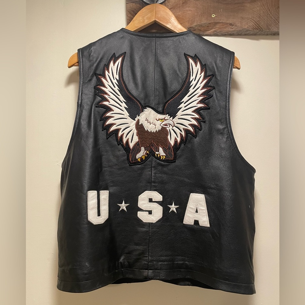 Marco Bassi Genuine Leather
Motorcycle Vest size M